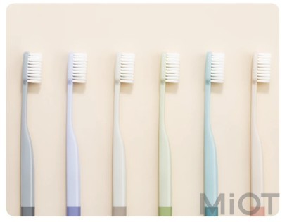 Набор зубных щеток Xiaomi Everyday Elements Set of Antibacterial Toothbrushes 6pcs
