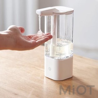 Безконтактний диспенсер для миття посуду Pulaka LQ 550ml White