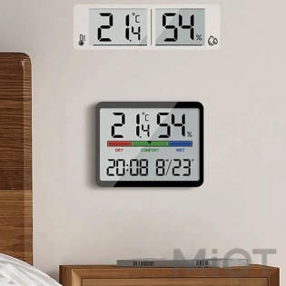 Термогігрометр Xiaomi YIDA Time 8218 Black