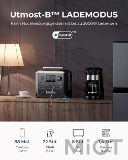 Зарядная станция BigBlue CellPowa CP1000 / 1000Вт / 1075 Вт/ч / LiFePO4