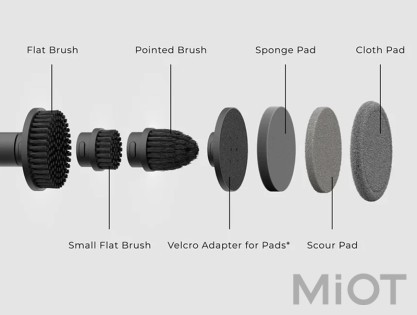 Електрична щітка для прибирання Xiaomi HOTO Electric Spin Scrubber (QWQJS001)