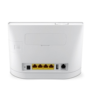 4G LTE WiFi роутер Huawei B315s-22 iз пiдключенням до 32 пристроїв (Бiлий)