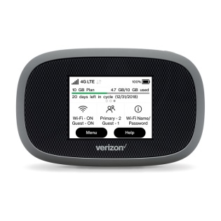 4G LTE WiFi роутер Novatel MiFi8800 UA Edition (emshjsb 2023) з батареєю 4400 мАг (Чорно-сірий)