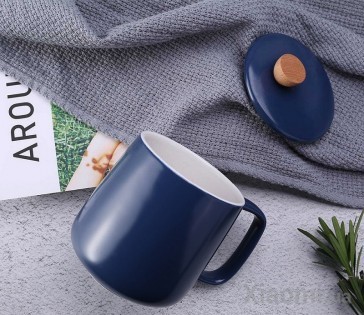 Кружка FineMading 500CC Enamel Mug Four Seasons Blue 500ml