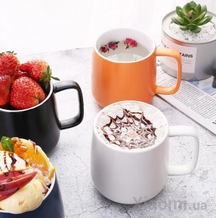 Кружка FineMading 500CC Enamel Mug Four Seasons White 500ml