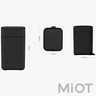 Розумний кошик для сміття Xiaomi TOWNEW T1S Black