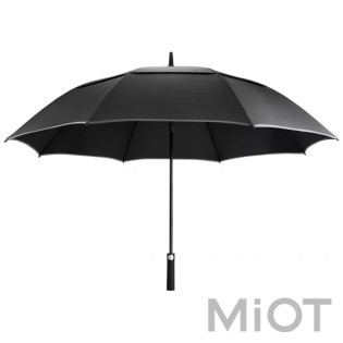 Парасолька Xiaomi NINETYGO Double-layer Windproof Golf Automatic Umbrella Black (6941413217156)
