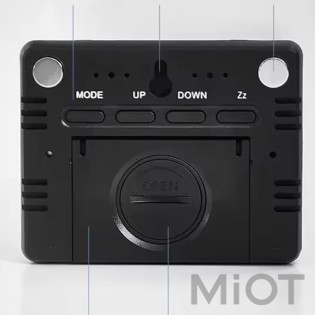 Термогігрометр Xiaomi YIDA Time 8218 Black