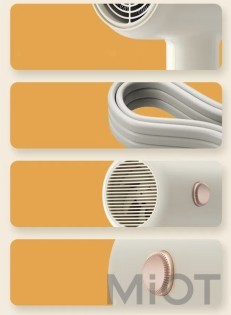 Фен Xiaomi Enchen Hair dryer AIR 7 1800W White EU