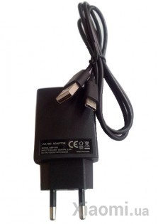 Зарядное устройство 5V 2A EU standard charger with Type-C cable Black