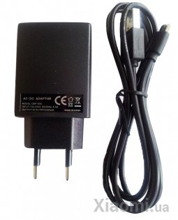 Зарядное устройство 5V 2A EU standard charger with Type-C cable Black