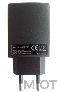 Зарядний пристрій  5V 2A EU standard charger with Type-C cable Black