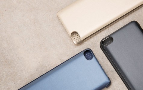 Чохол книжка Xiaomi Smart Lattice Type 1163500014 Gold для Mi 5S