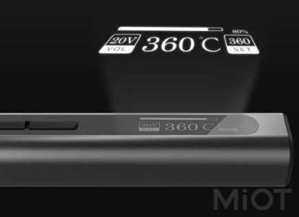 Паяльник с регулировкой температуры Xiaomi Duka EI1 Black