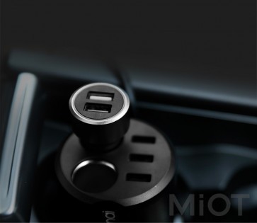 Автомобільний зарядний пристрій Xiaomi 70Mai Car charger 3USB Black CC03