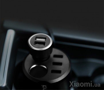Автомобильное зарядное устройство Xiaomi 70Mai Car charger 3USB Black CC03