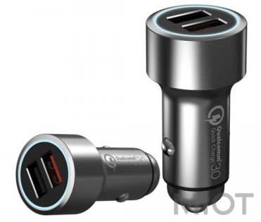 Автомобільний зарядний пристрій Xiaomi 70Mai Dual USB Car QC3.0 Charger (MidriveCC02)