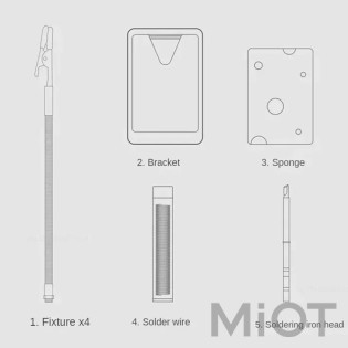 Паяльник с регулировкой температуры Xiaomi Duka EI1 Black