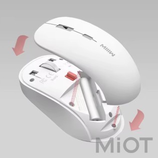 Мышка Xiaomi MiiiW Wireless Bluetooth Mouse White (MW23M22)