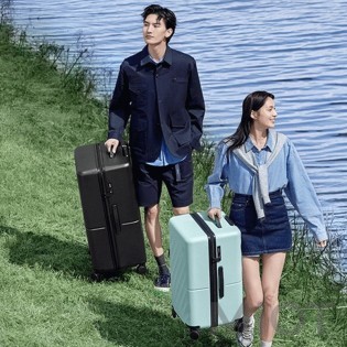 Чемодан Xiaomi Ninetygo Ripple Luggage 24` Mint Green (6941413222266)