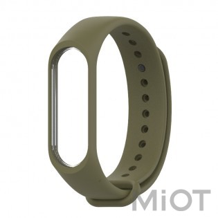 Ремінець для Xiaomi Mi Band 3/4 Dark Green