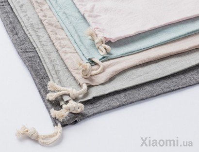 Комплект постельного белья Xiaomi 8H J1 Grey/Green 220x240