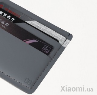 Картхолдер кожаный 90FUN Anti-Thief Wallet Blue RMST11QB