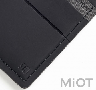 Картхолдер шкіряний 90FUN anti-thief wallet Blue RMST11QB