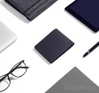 Картхолдер кожаный 90FUN Anti-Thief Wallet Blue RMST11QB