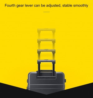 Чемодан Xiaomi Runmi 90 Ninetygo Aluminum Frame Box Suitcase 20" Dark Grey (6970055340427)