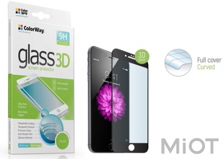 Захисне скло 9H ColorWay Xiaomi Mi6 3D White