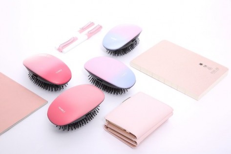Расческа Xiaomi Yueli Portable Anion Massage Comb Pink (HIC-206RS)