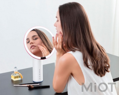 Дзеркало для макіяжа Xiaomi AMIRO LED Lighting Mirror O Series White