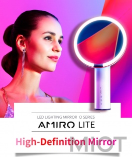 Дзеркало для макіяжа Xiaomi AMIRO LED Lighting Mirror O Series White