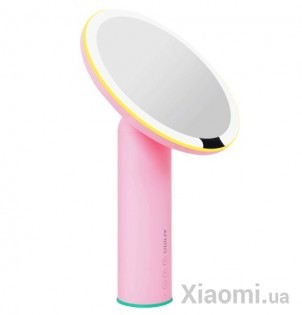 Зеркало для макияжа Xiaomi AMIRO LUX  8` AML002P Pink