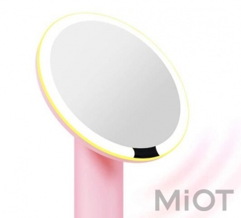 Дзеркало для макіяжа Xiaomi AMIRO LUX  8` AML002P Pink