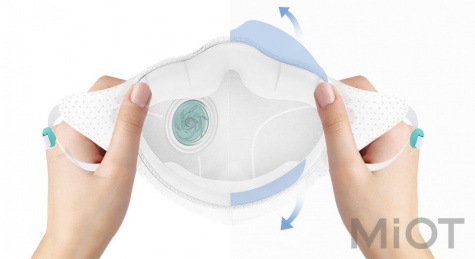 Маска для очищення повітря Xiaomi AirPOP Light 360° White