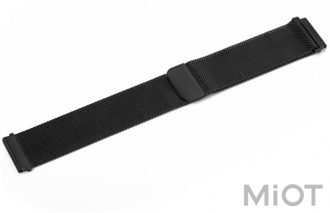 Браслет Amazfit Bip Black magnet metal strap small link (Ліцензія)