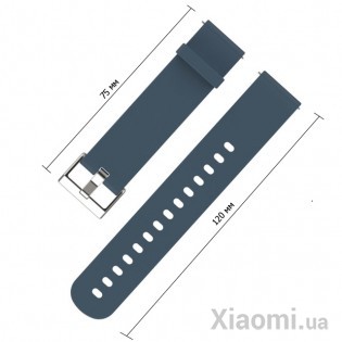 Браслет Amazfit Bip Silicon strap Dark-Blue (Лицензия)