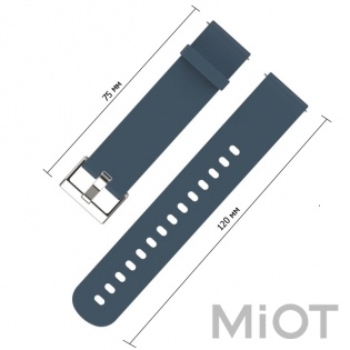 Браслет Amazfit Bip Silicon strap Dark-Blue (Ліцензія)