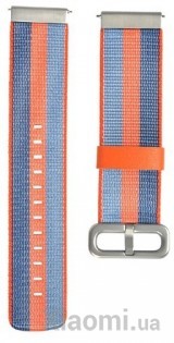 Браслет Amazfit Bip strap (Orange/Blue) with stripes