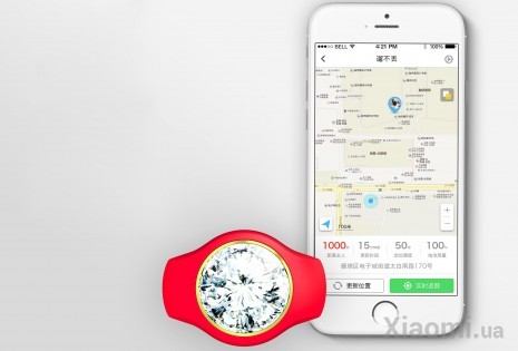 Amazpet HaIII's Smart Dog Tracker Red