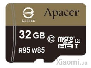 Карта памяти Xiaomi Apacer microSDXC UHS-I U3 95/85 Class 10 32GB (AP32GMCSH10U4-R)