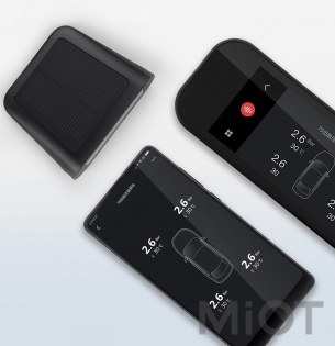Автомобільний датчик тиску в шинах Xiaomi 70Mai Black Midrive T01