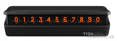 Временная карта парковки Xiaomi BCASE TITA Temporary Parking Card Black