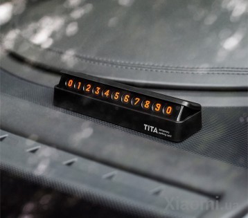 Временная карта парковки Xiaomi BCASE TITA Temporary Parking Card Black