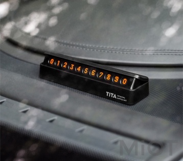 Тимчасова карта парковки Xiaomi BCASE TITA Temporary Parking Card Black
