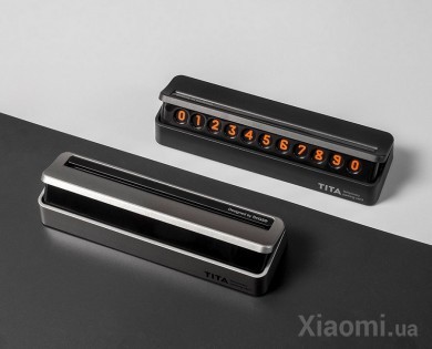 Временная карта парковки Xiaomi BCASE TITA Temporary Parking Card Black