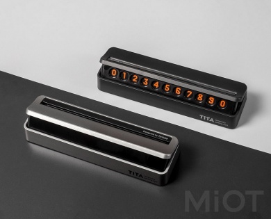 Тимчасова карта парковки Xiaomi BCASE TITA Temporary Parking Card Black