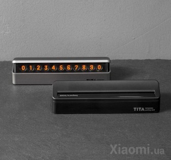 Временная карта парковки Xiaomi BCASE TITA Temporary Parking Card Black